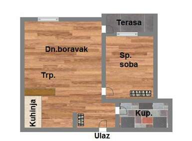 Jednoiposoban stan, Novi Sad, prodaja, 35m2, 86190e, id1127853